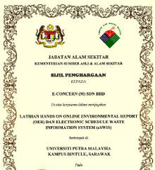Certificate of Appreciation
